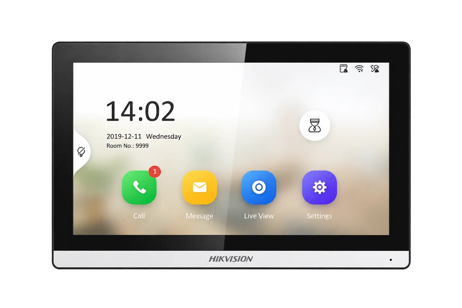 Hikvision DS-KH6350-WTE1 7” Dokunmatik İç Ortam İnterkom