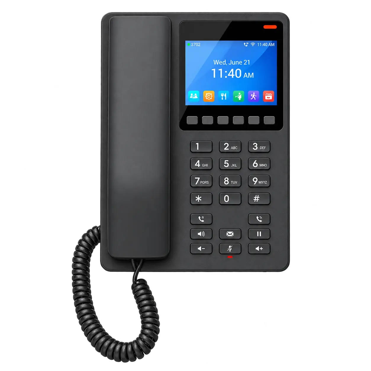 Grandstream GHP631 Ekranlı IP Otel Telefonu